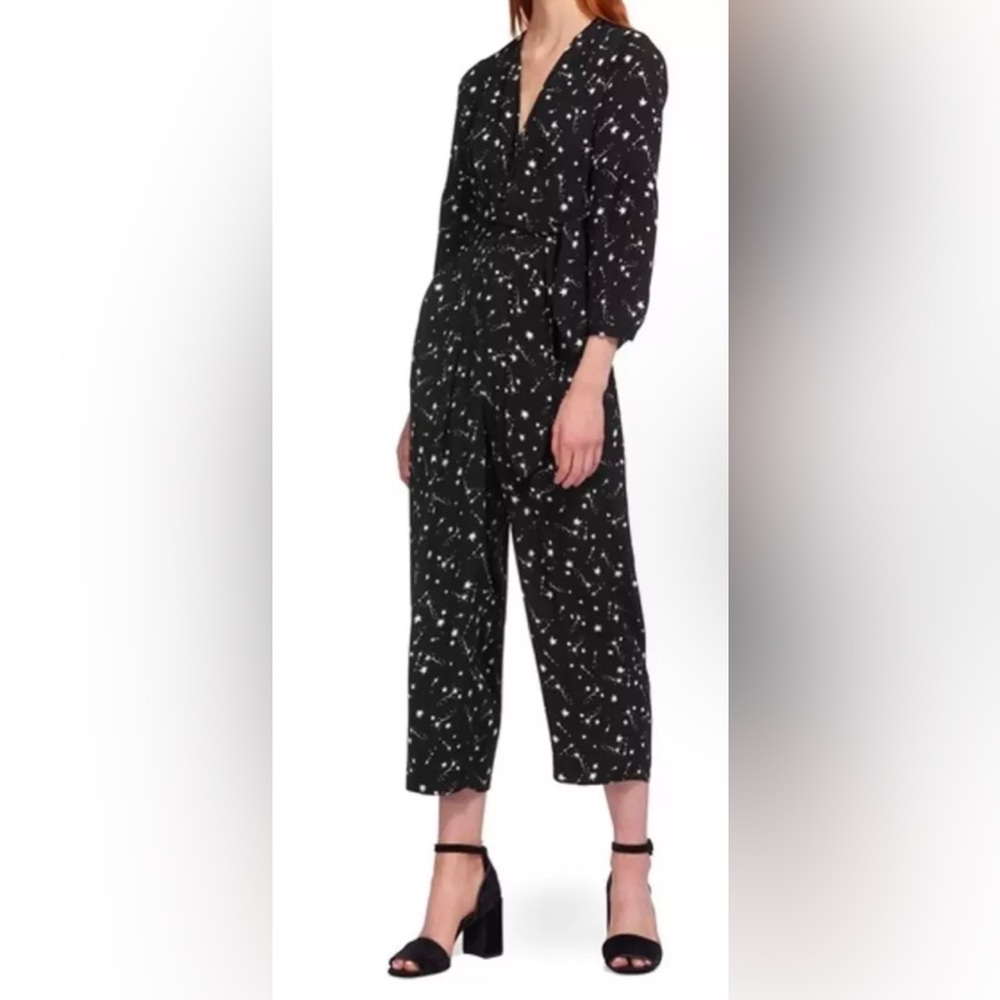 Whistles Constellation  Print Jumpsuit sz 12